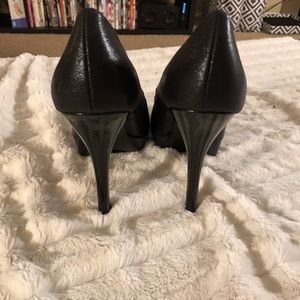 Black Shimmer Heels